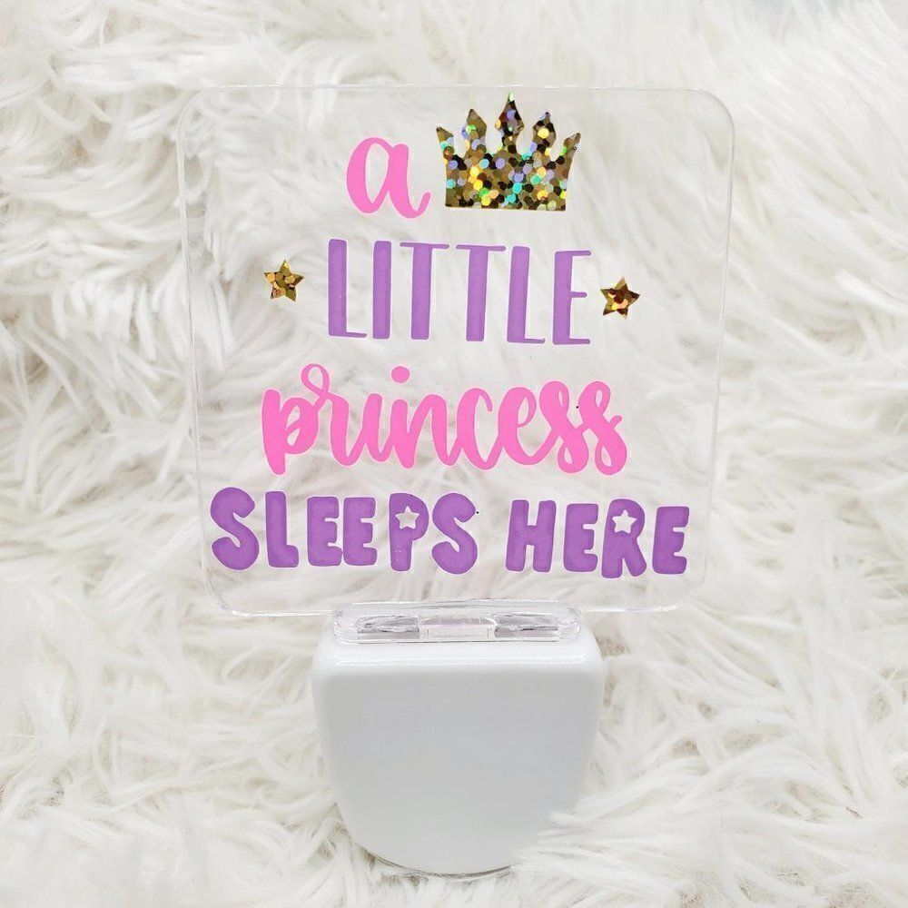 Prince OR Princess Night Light, Nursery Night Light